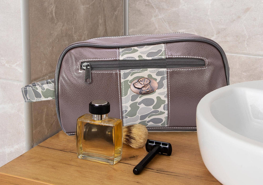 Lab Old School Camo Men's Toiletry Dopp Bag