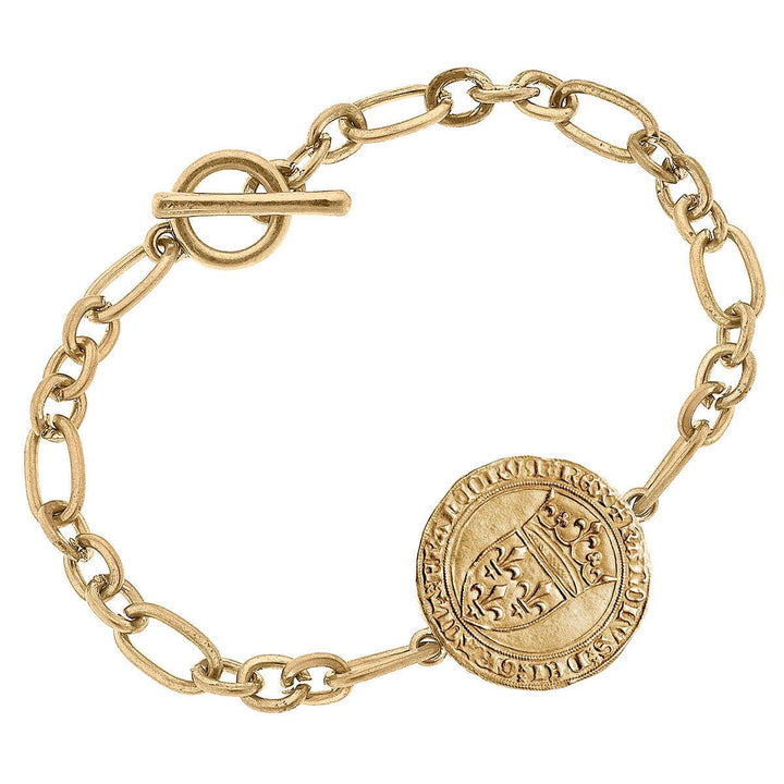 CANVAS MaryCatherineStudio French Coin Bracelet