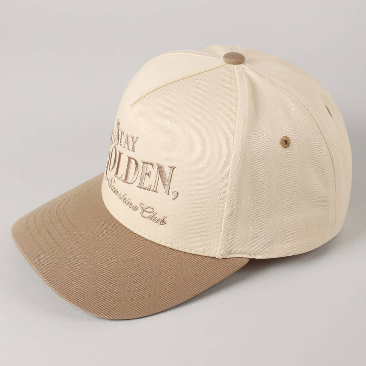 Stay Golden Sunshine Club Embroidery Trucker Hat
