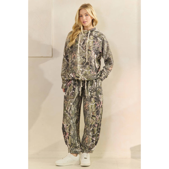 Printed French Terry Pants
