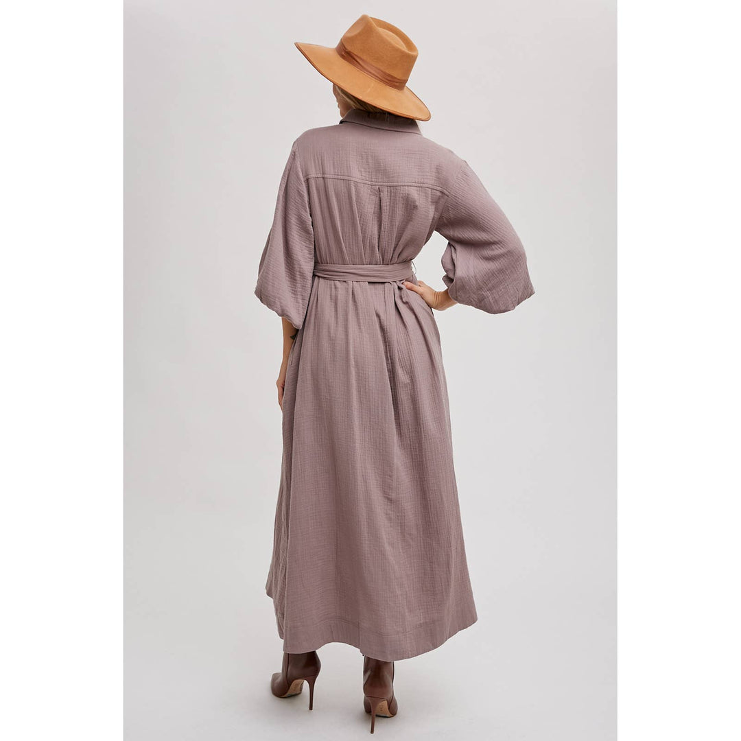 SLI4726 - MAXI SHIRT DRESS