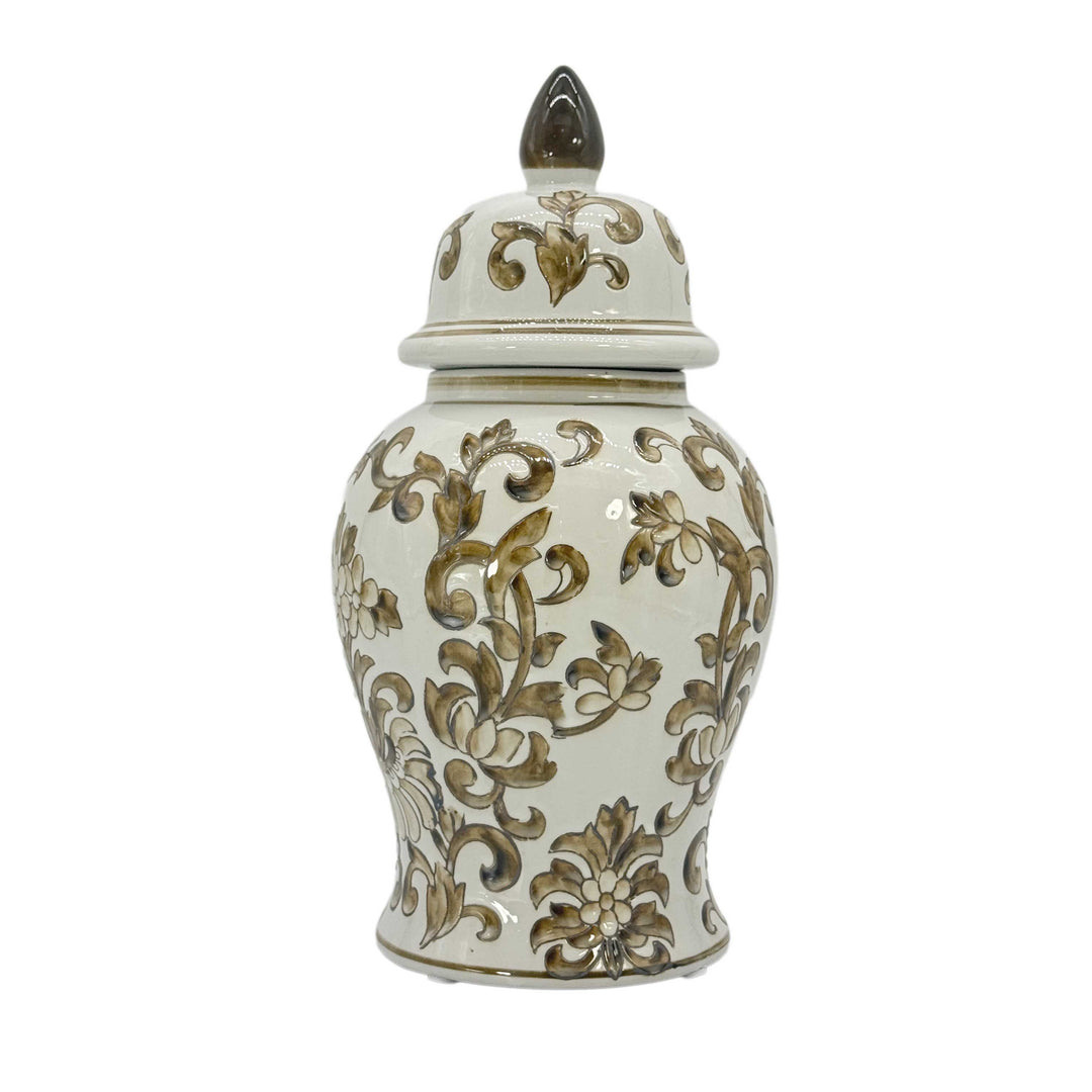 Classic Urn Shape Chinoiserie Ginger Jar 14"