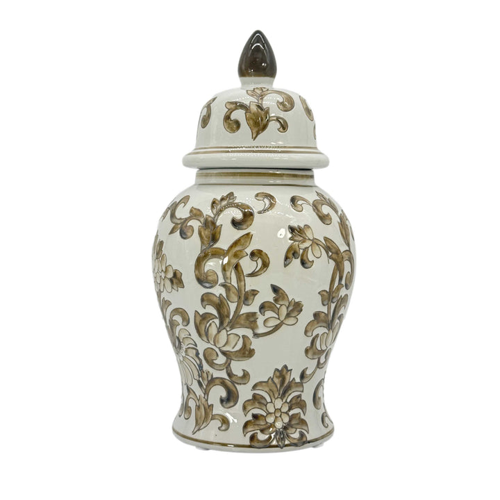 Classic Urn Shape Chinoiserie Ginger Jar 14"