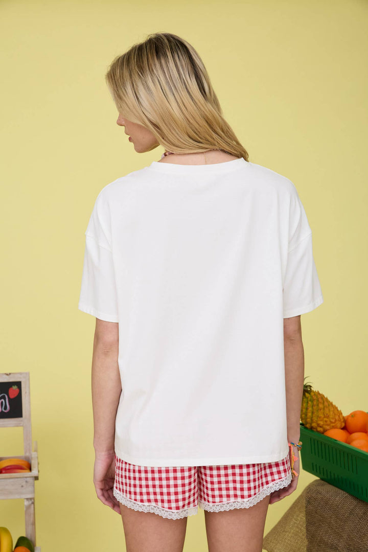 FRUIT OF THE HEART GRAPHIC KNIT TEE