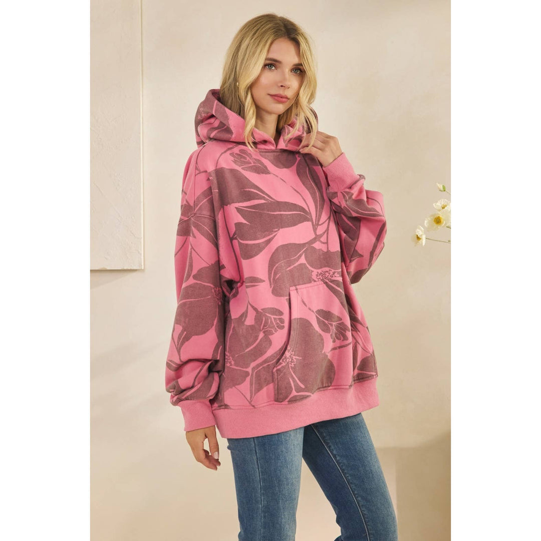 Printed Fleece Hoodie