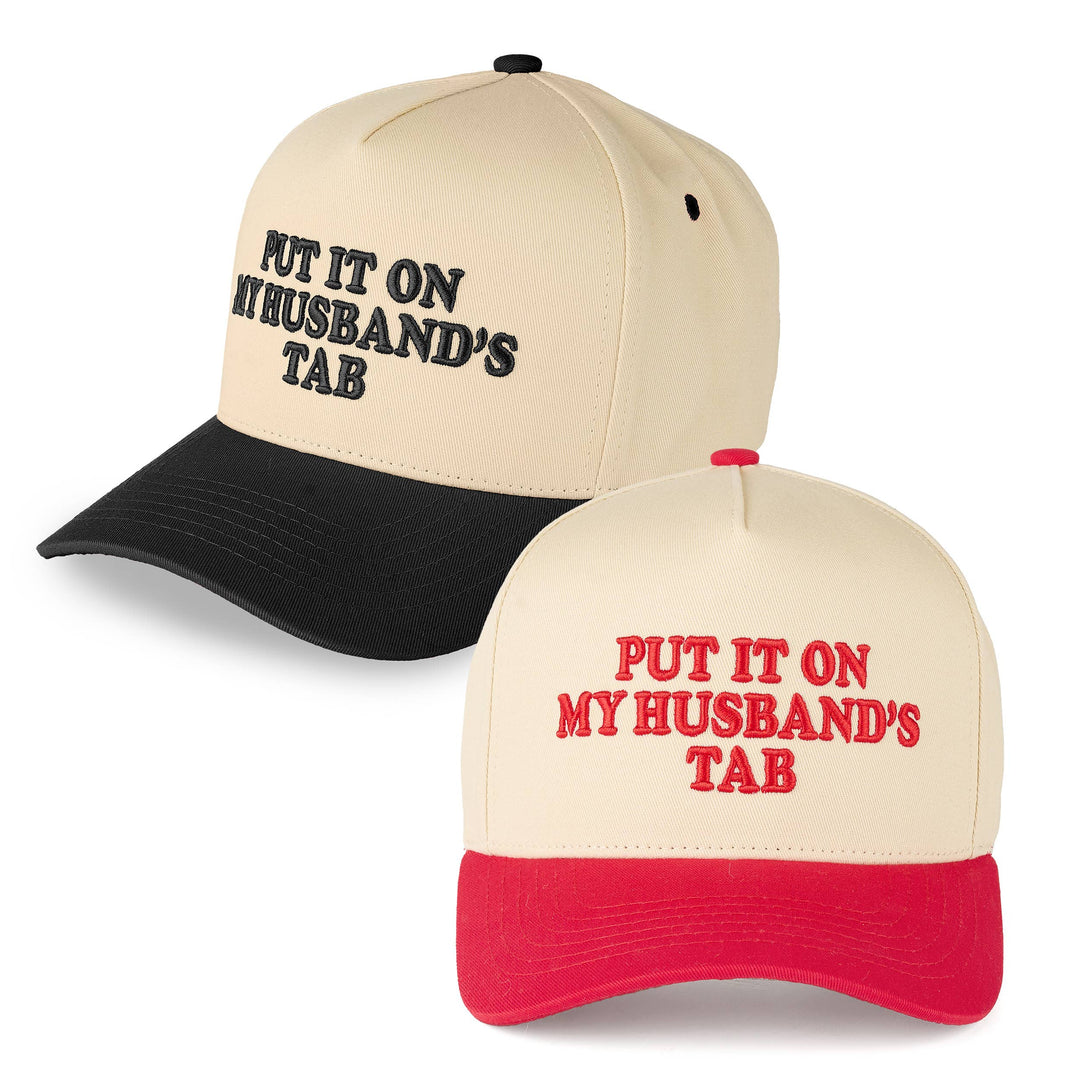 C.C PUT IT ON MY HUSBAND'S TAB Letter Trucker Hat