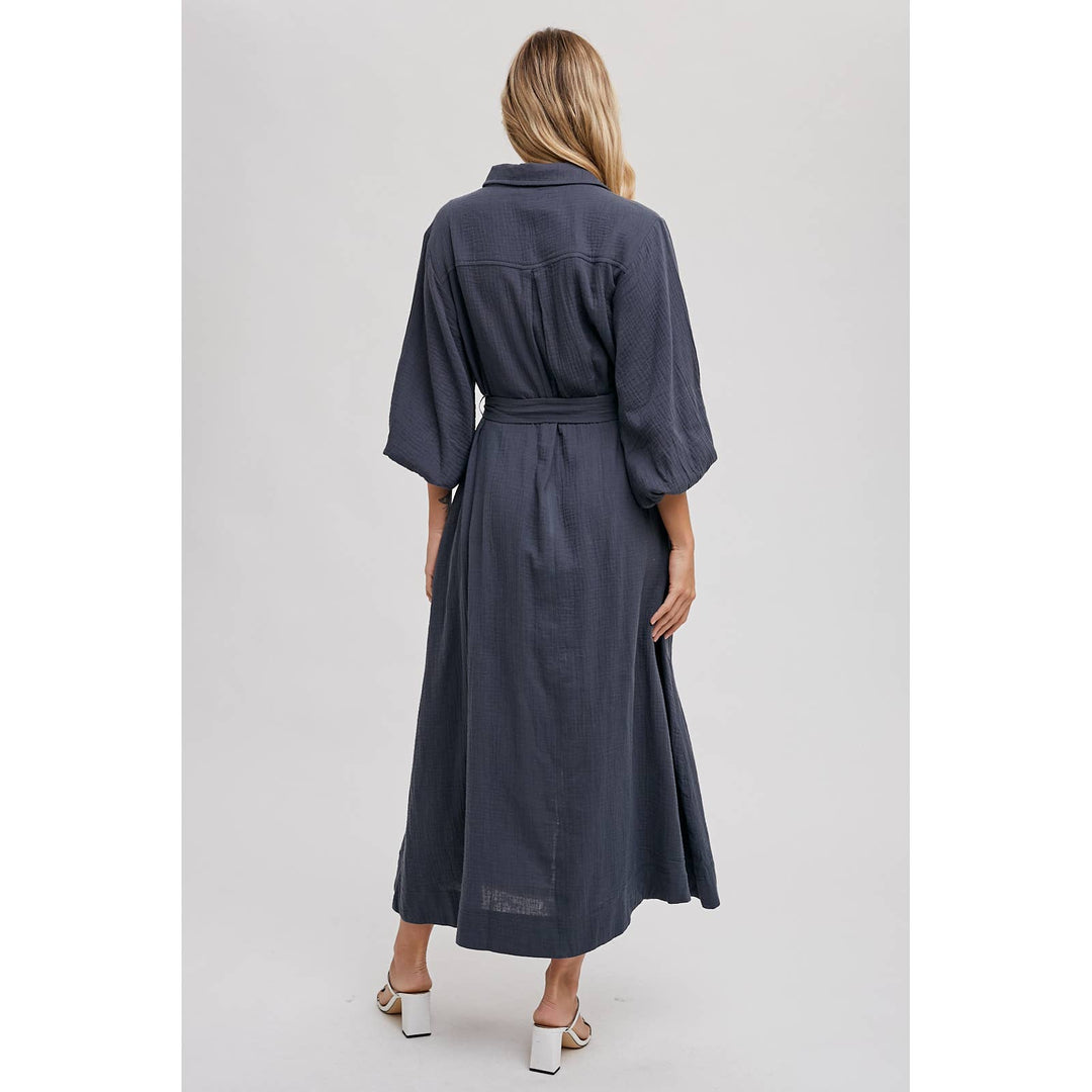 SLI4726 - MAXI SHIRT DRESS