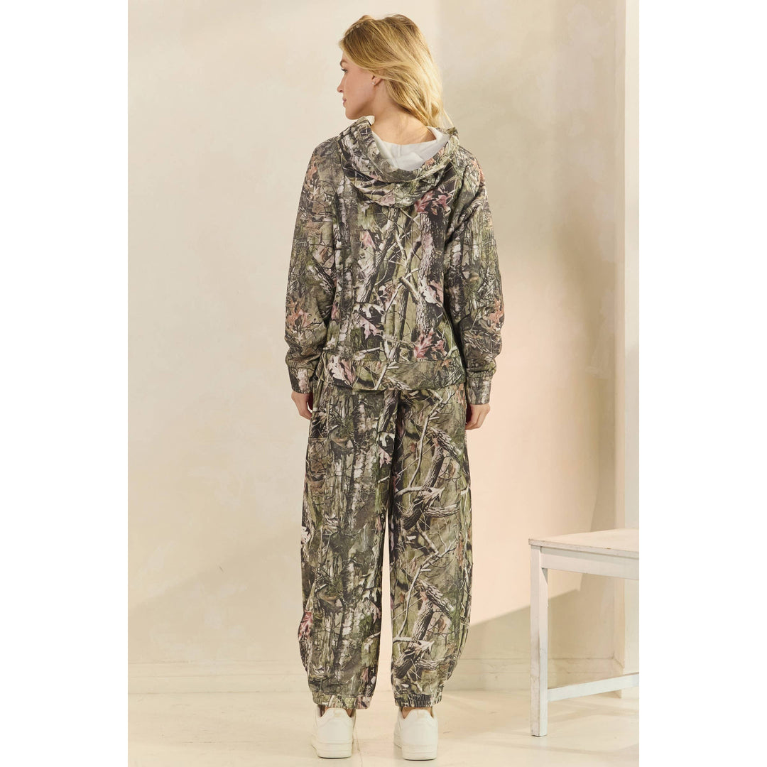Printed French Terry Pants