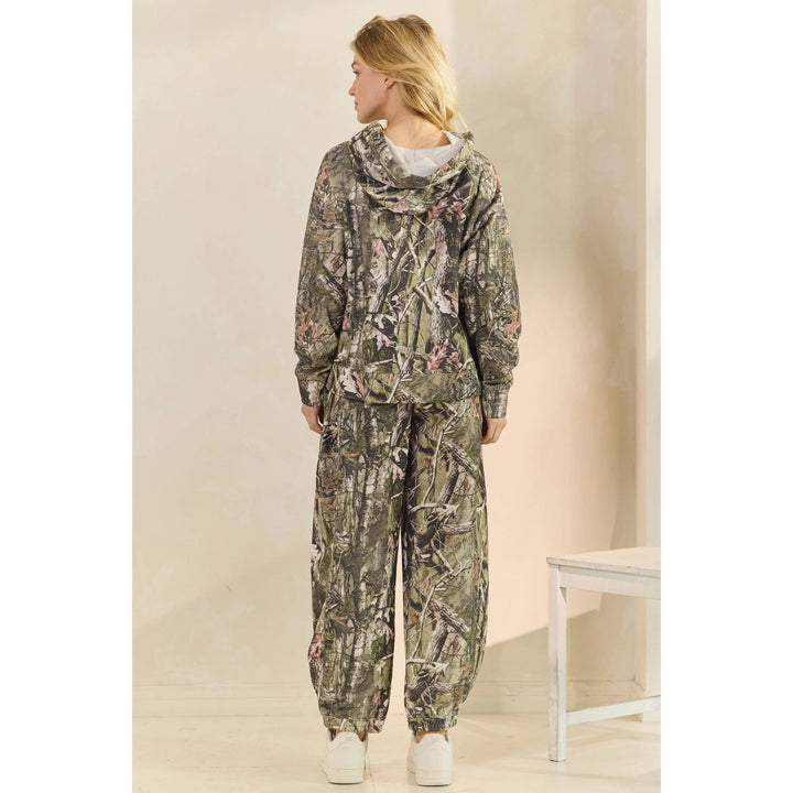 Printed French Terry Pants