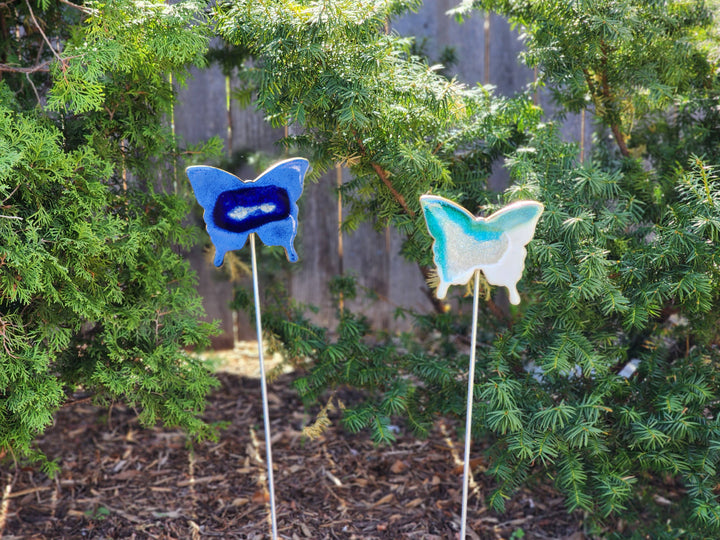 Butterfly Garden Stake - Medium Outdoor Yard Decor