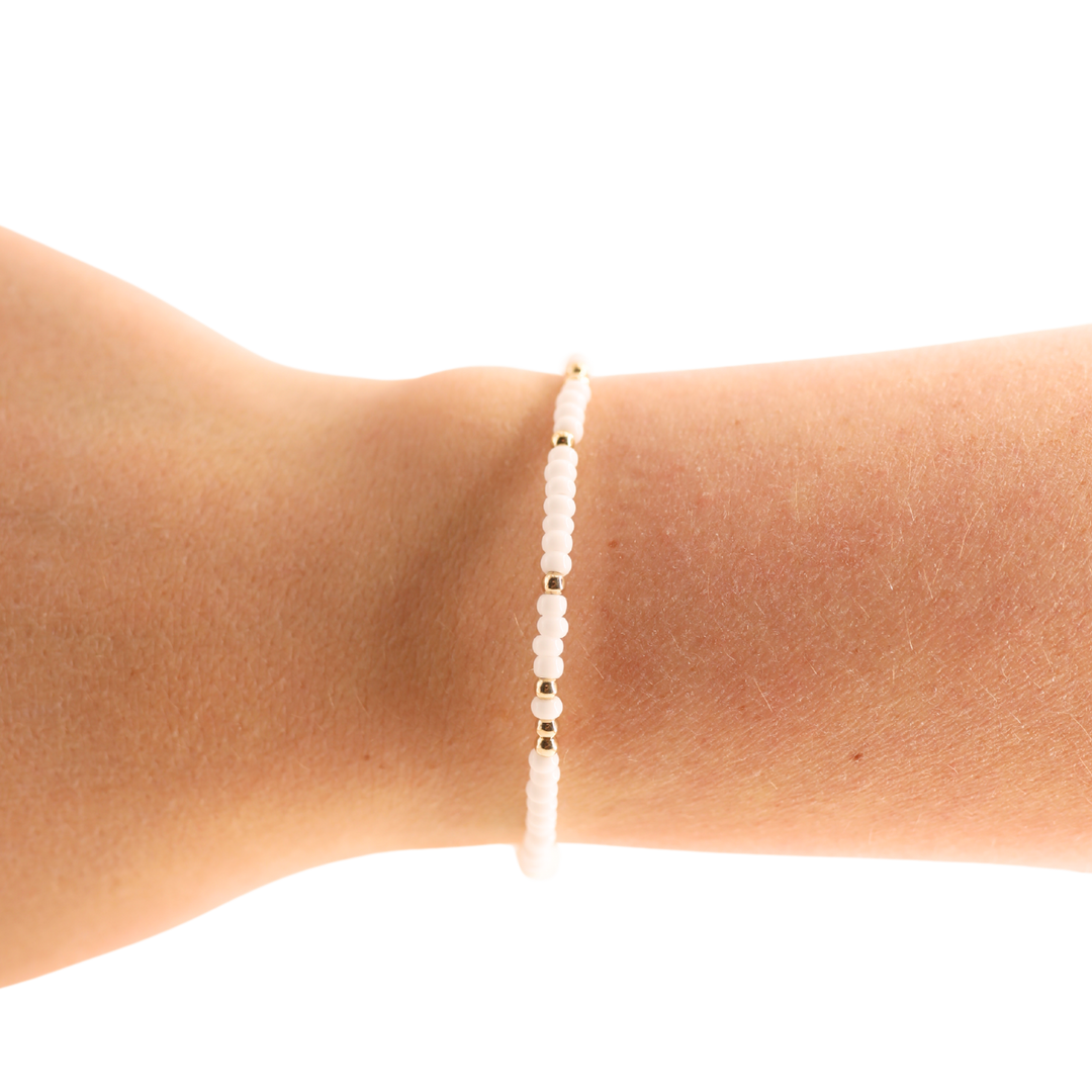 White Sprinkle Bracelet