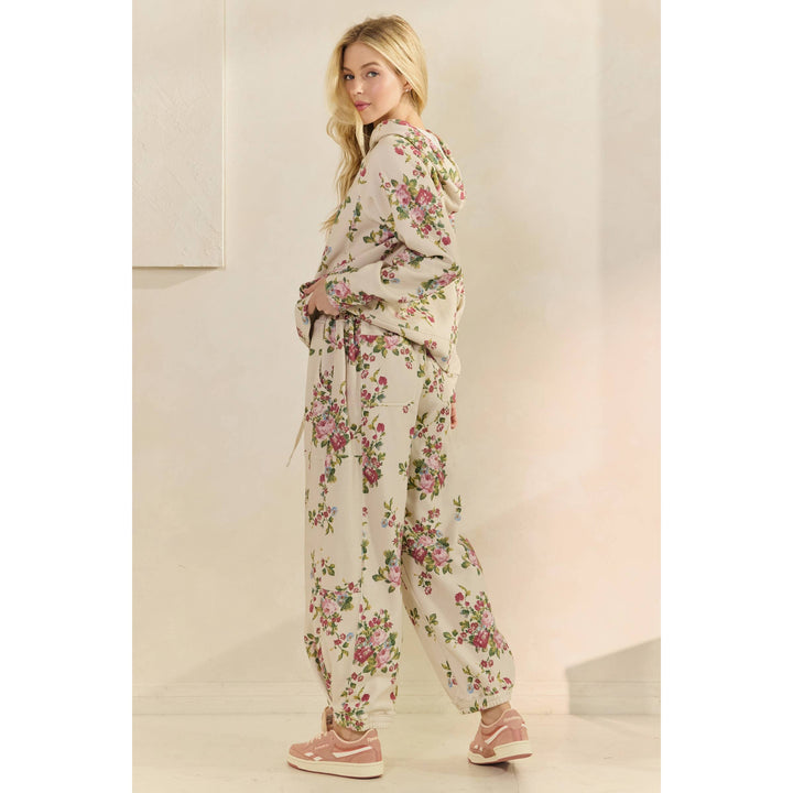 Printed French Terry Pants