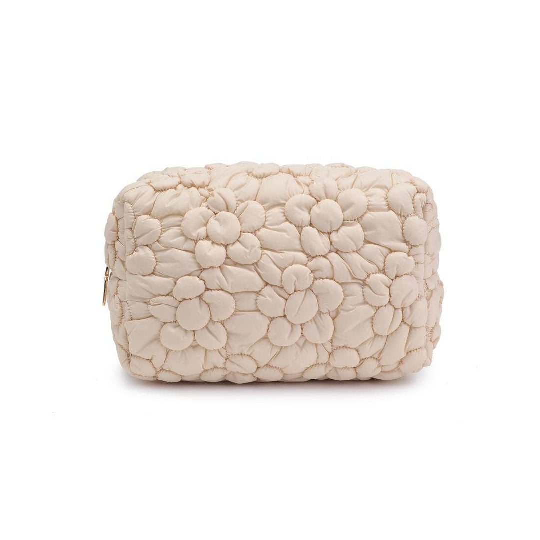 61028F Flora Pop Nylon Cosmetic Pouch
