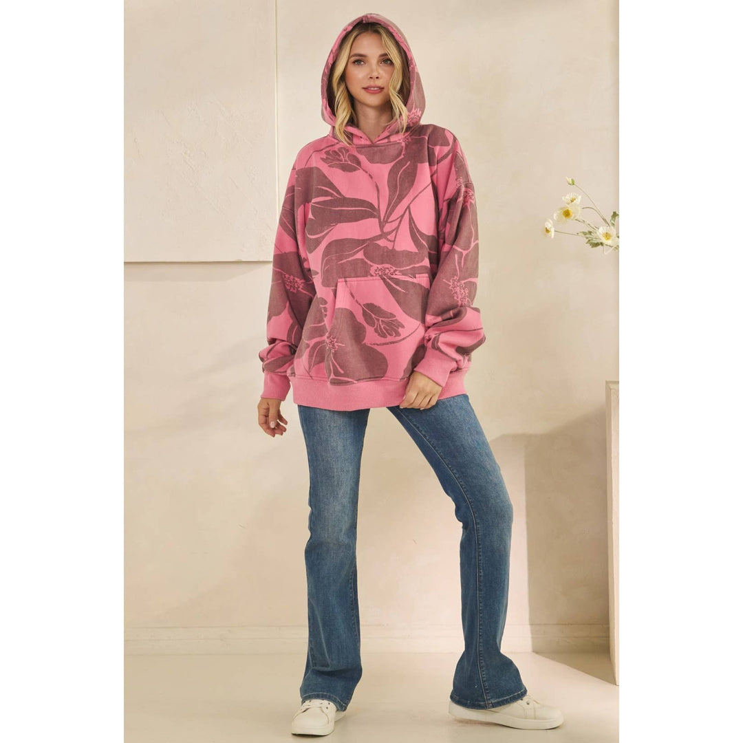 Printed Fleece Hoodie