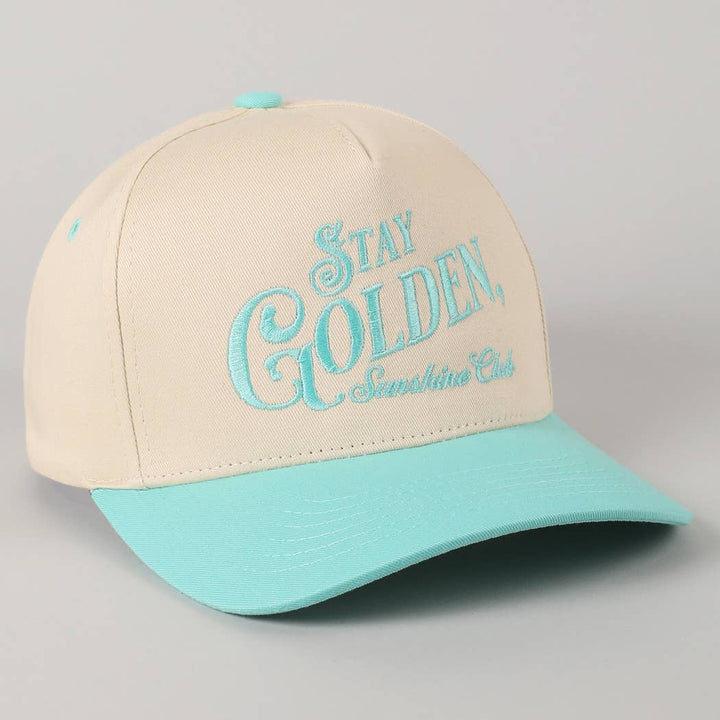 Stay Golden Sunshine Club Embroidery Trucker Hat