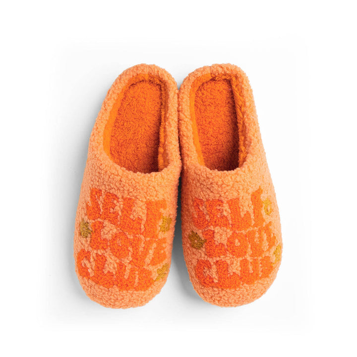 Two Left Feet Lounge Out Loud Fuzzy Slippers Open Stock