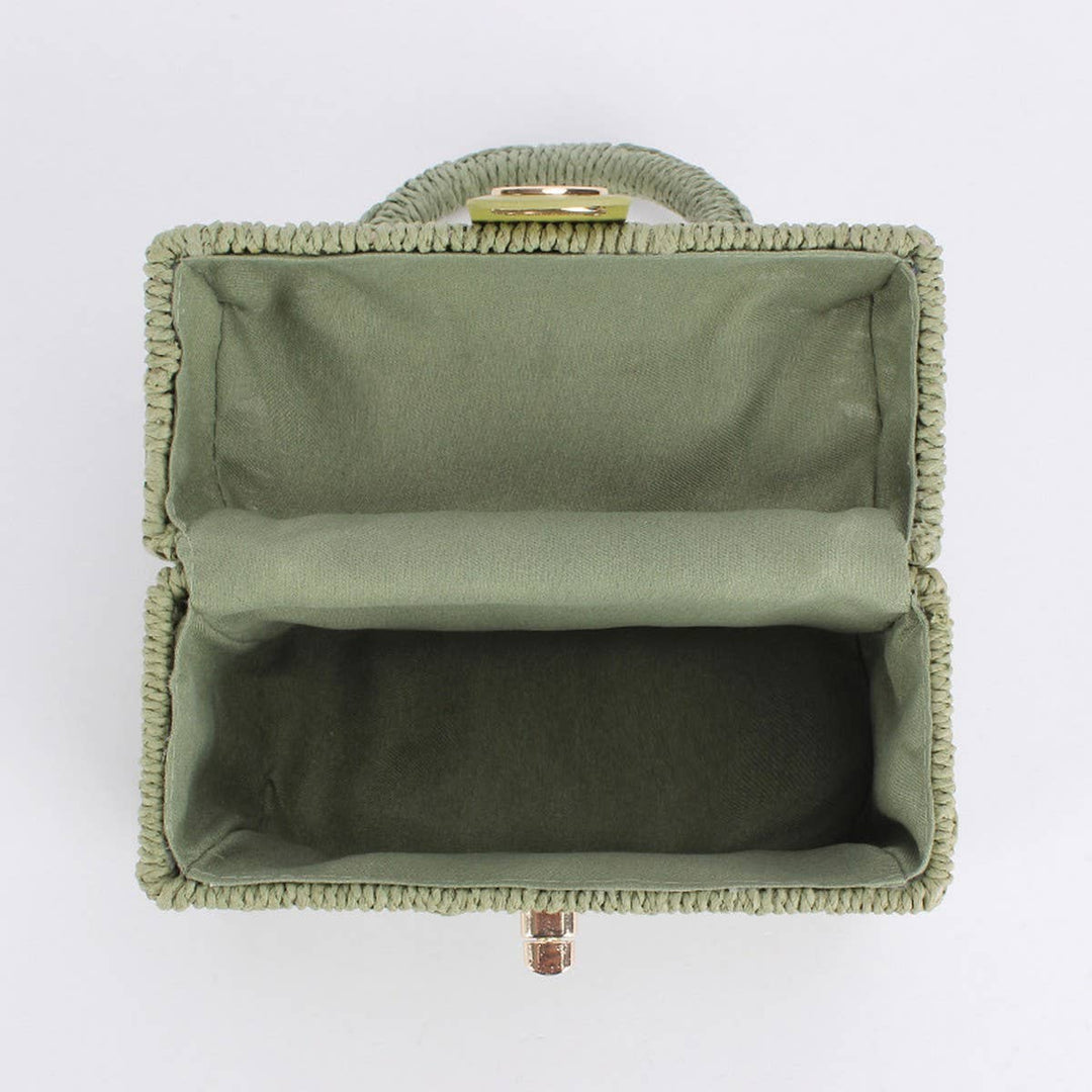DUAL-PURPOSE LEISURE PAPER ROPE WOVEN BAG_CWAB4713