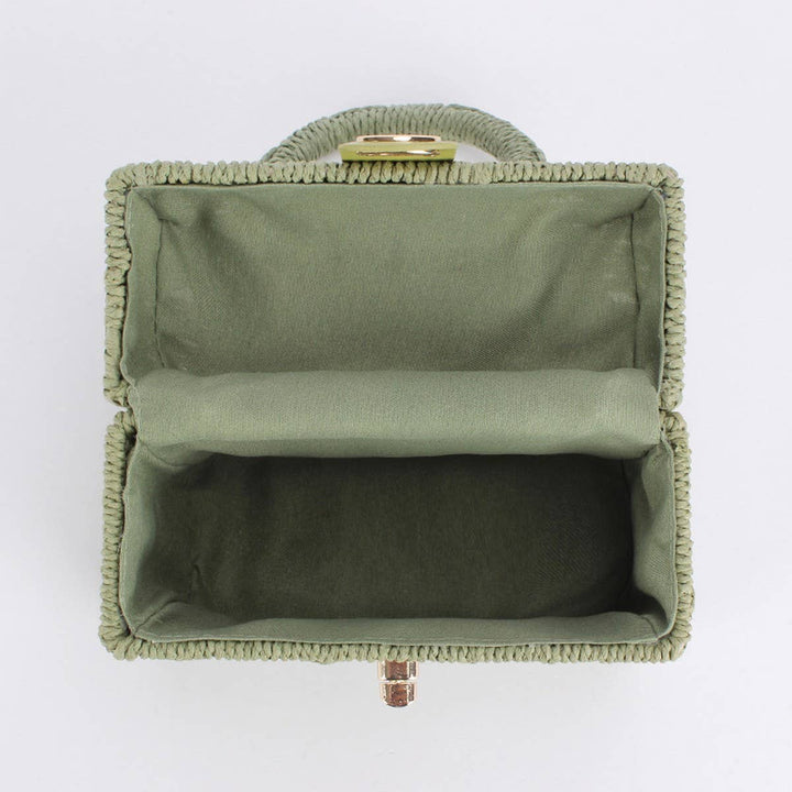 DUAL-PURPOSE LEISURE PAPER ROPE WOVEN BAG_CWAB4713