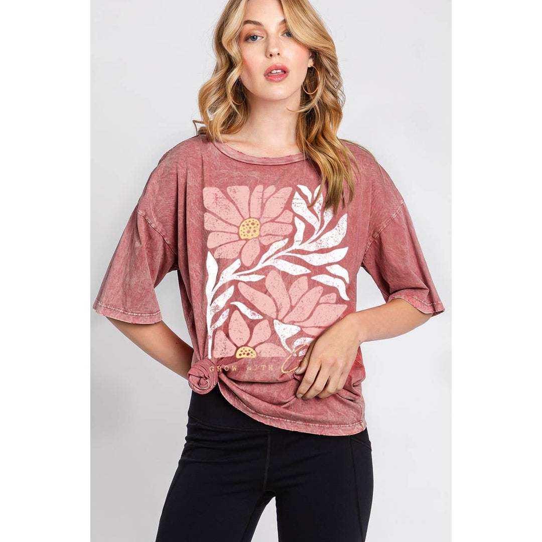 GROW WITH GRACE OVERSIZED GRAPHIC TEE