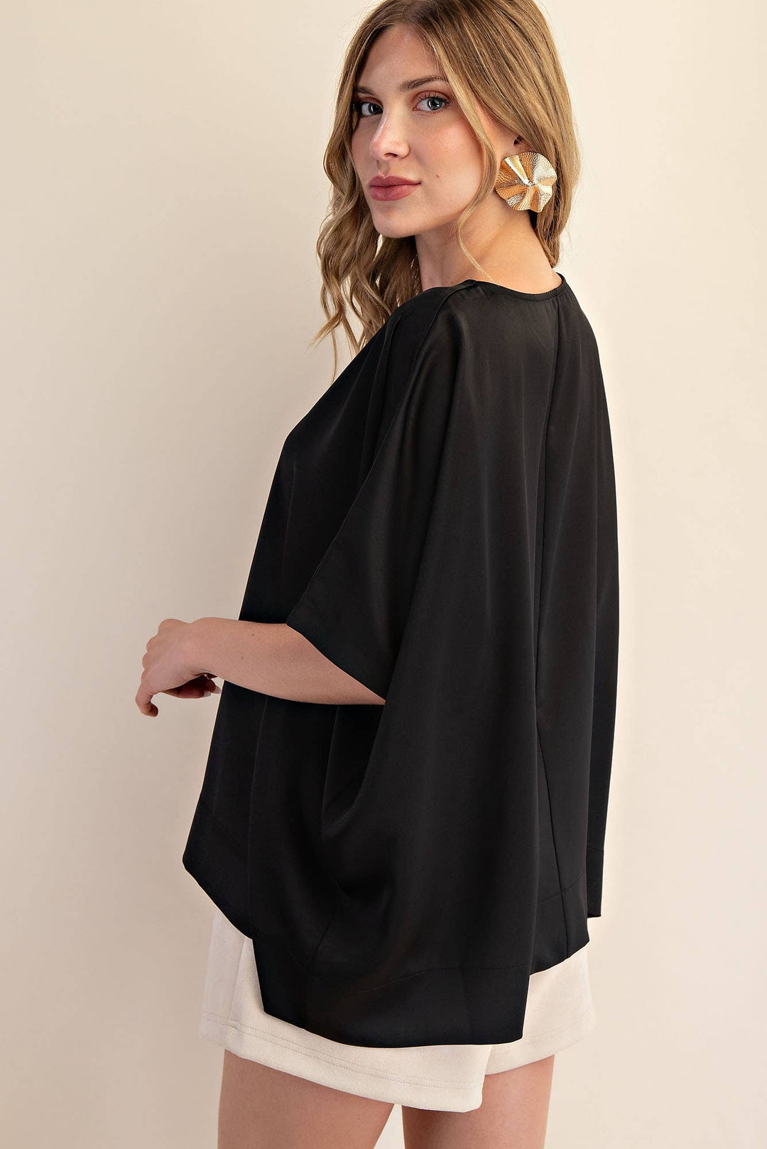 Round Neck Oversized Top