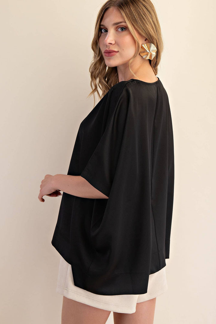 Round Neck Oversized Top