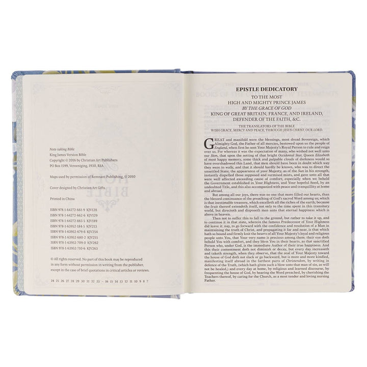 KJV Note-taking Bible HC Things Above Col. 3:2