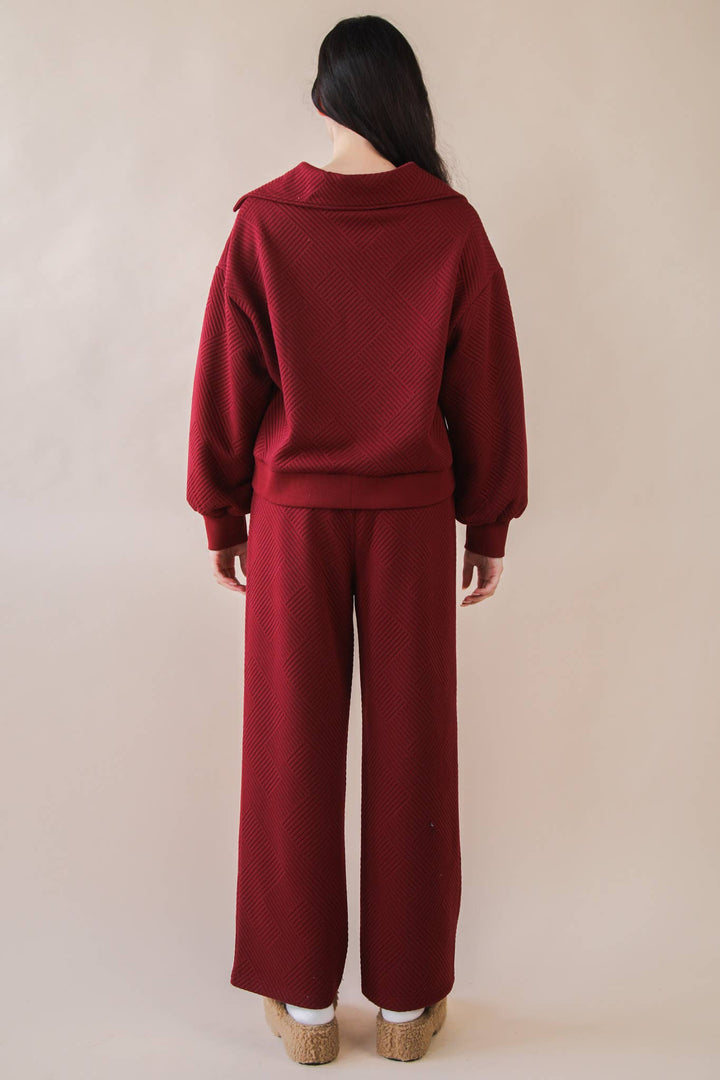 Very J Textured Knit Set