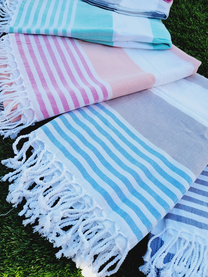 Assorted Cabana Stripe Turkish Towel