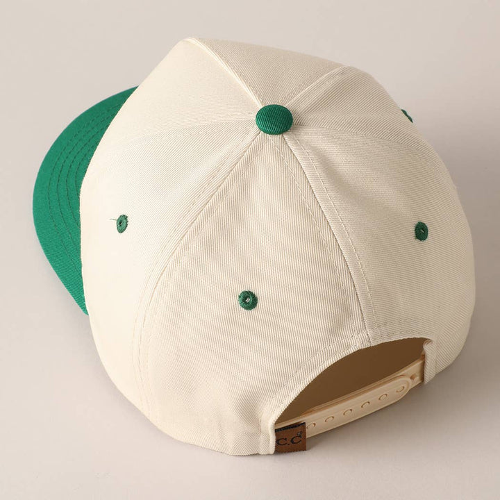Howdy Dude Embroidery Two Tone Baseball Cap