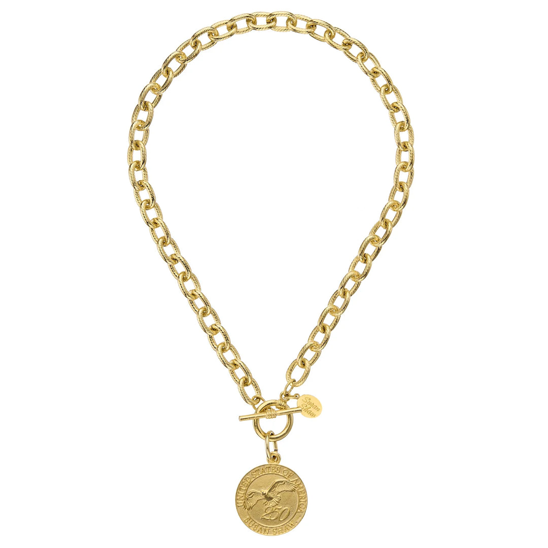 Susan Shaw USA 250 Toggle Necklace