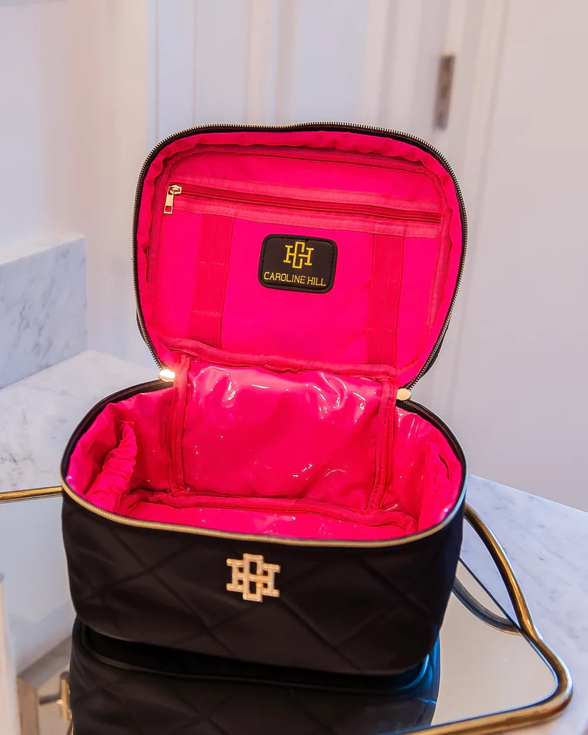 CH Hampton Train Case Black Nylon